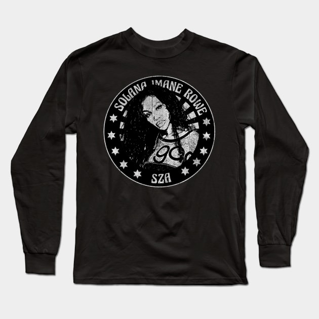 Vintage SZA // Solana imane rowe Long Sleeve T-Shirt by Hand And Finger